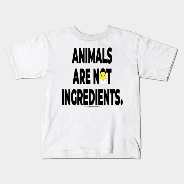 Vegan Activist Graphics #takingblindfoldsoff 2 v2 Kids T-Shirt by takingblindfoldsoff